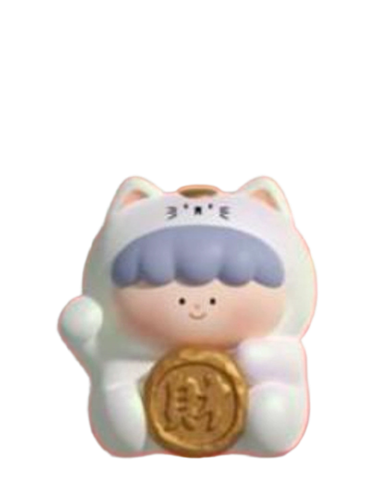 Silver Fortune Cat