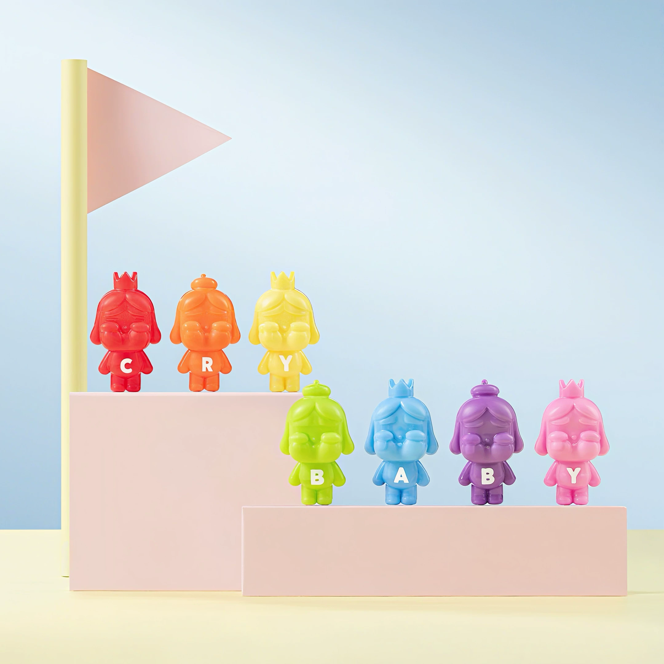 Crybaby Mini Figure Rainbow Set