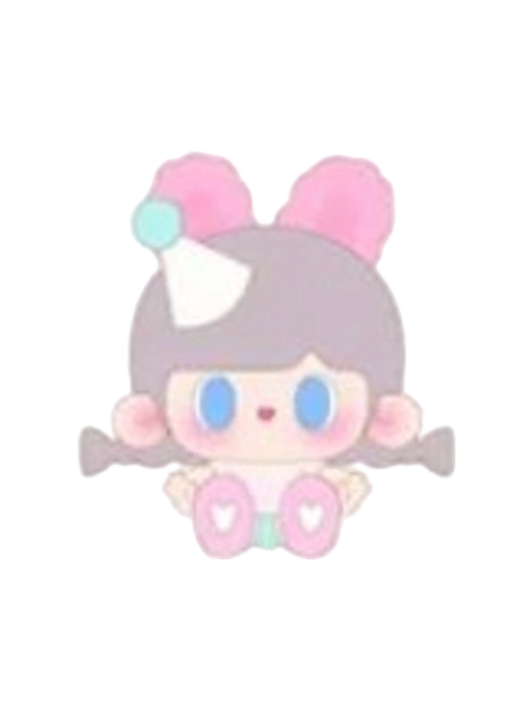 Grey Pink Ear Girl