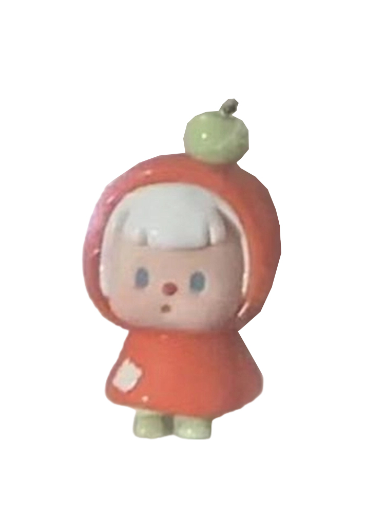 Green Apple Orange Dress
