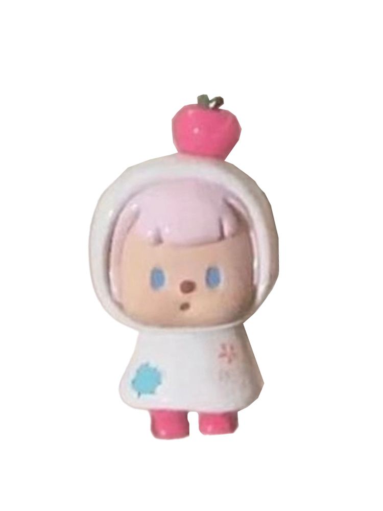 Pink Peach White Dress