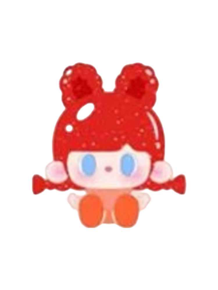 Red Strawberry Pigtail Girl