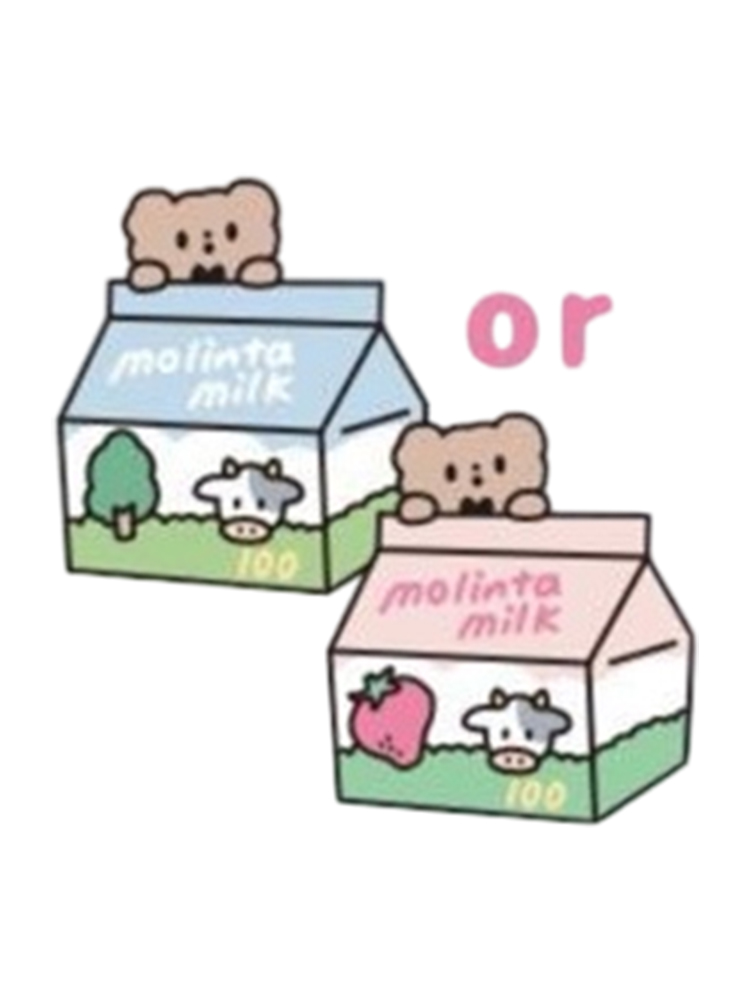 Milk bear original or strawberry
