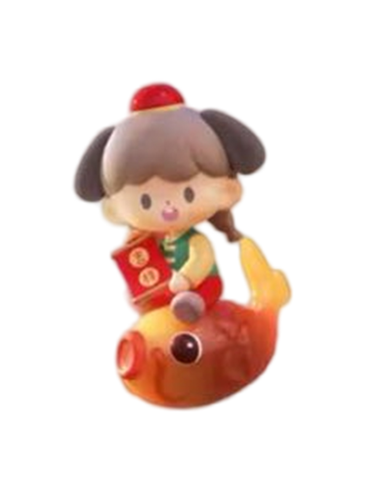 Lucky Pup with Fish Small Secret