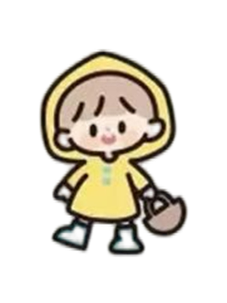 Raincoat girl