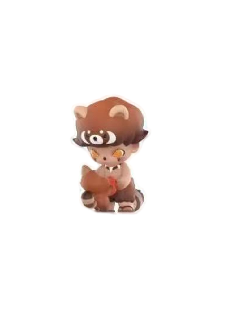 Red Panda With Apple