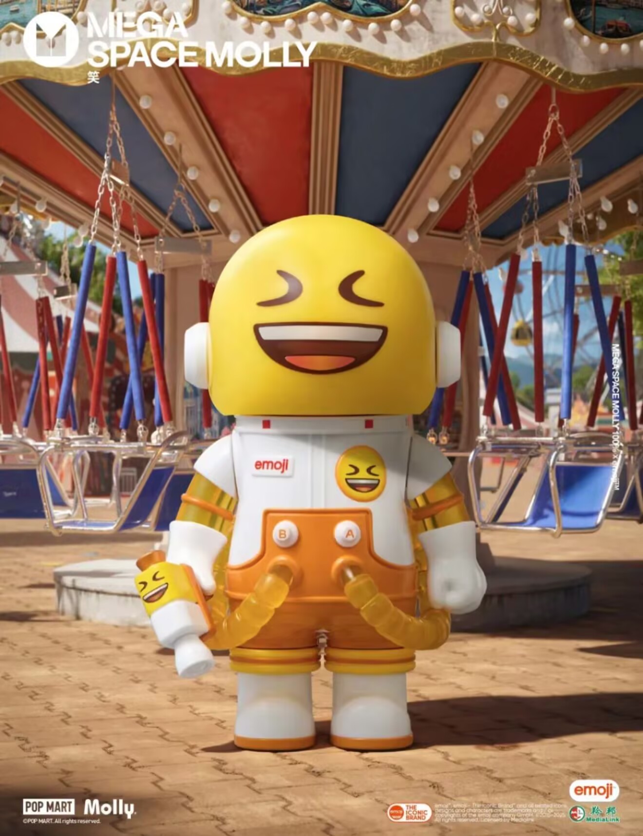 MEGA SPACE MOLLY 100% × emoji™ Series 4