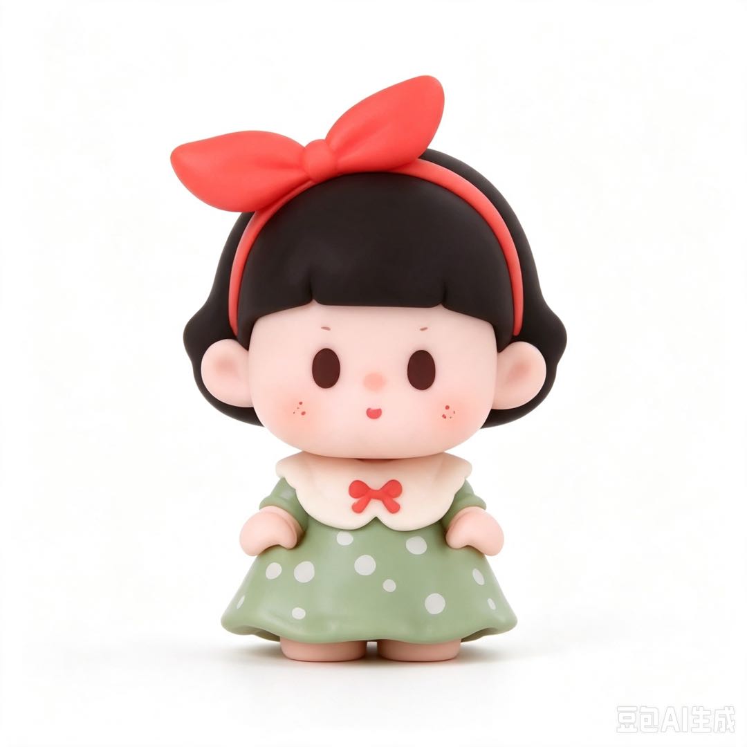 Red-Bow Black-Hair Buer