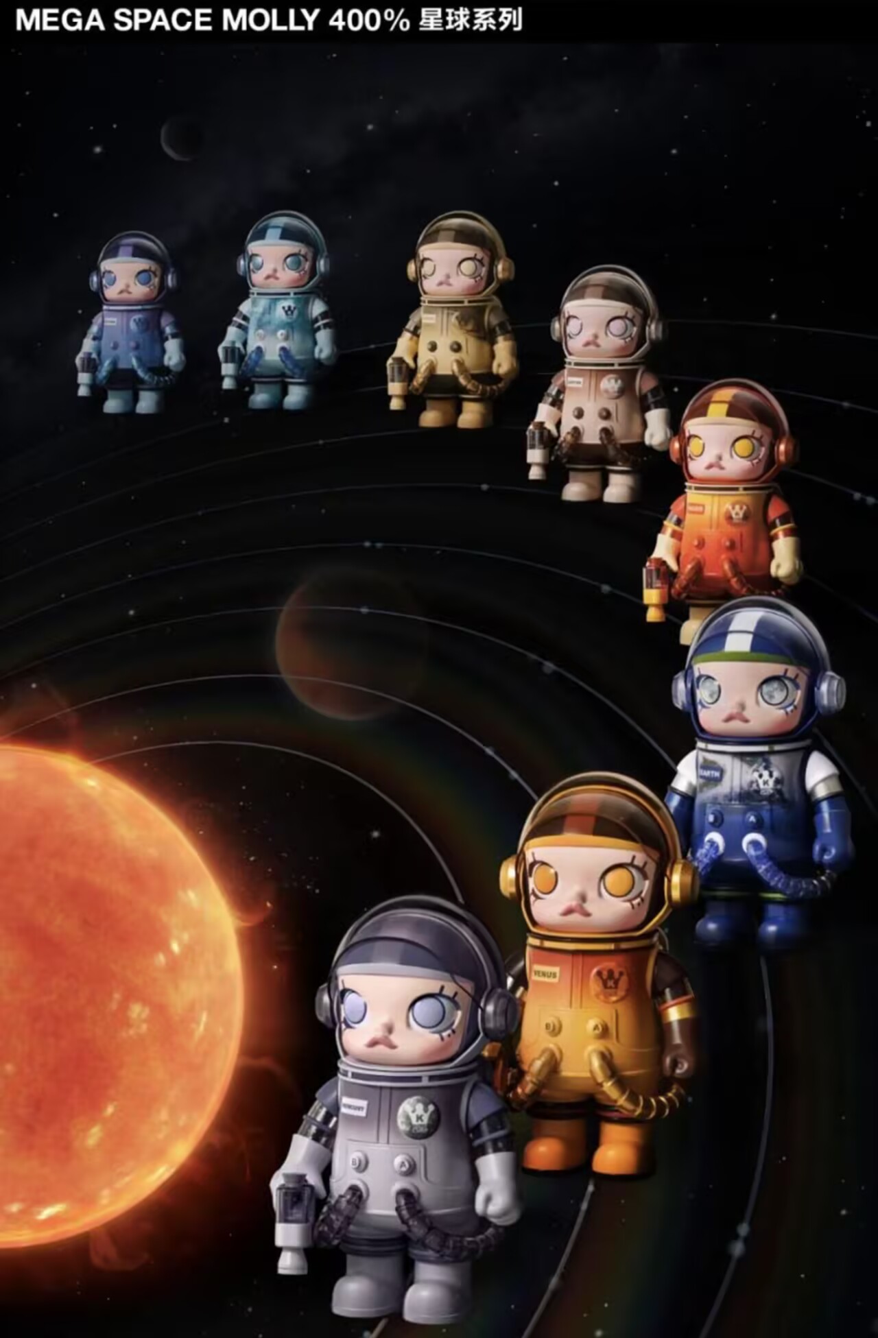 MEGA SPACE MOLLY 400% Planet Series