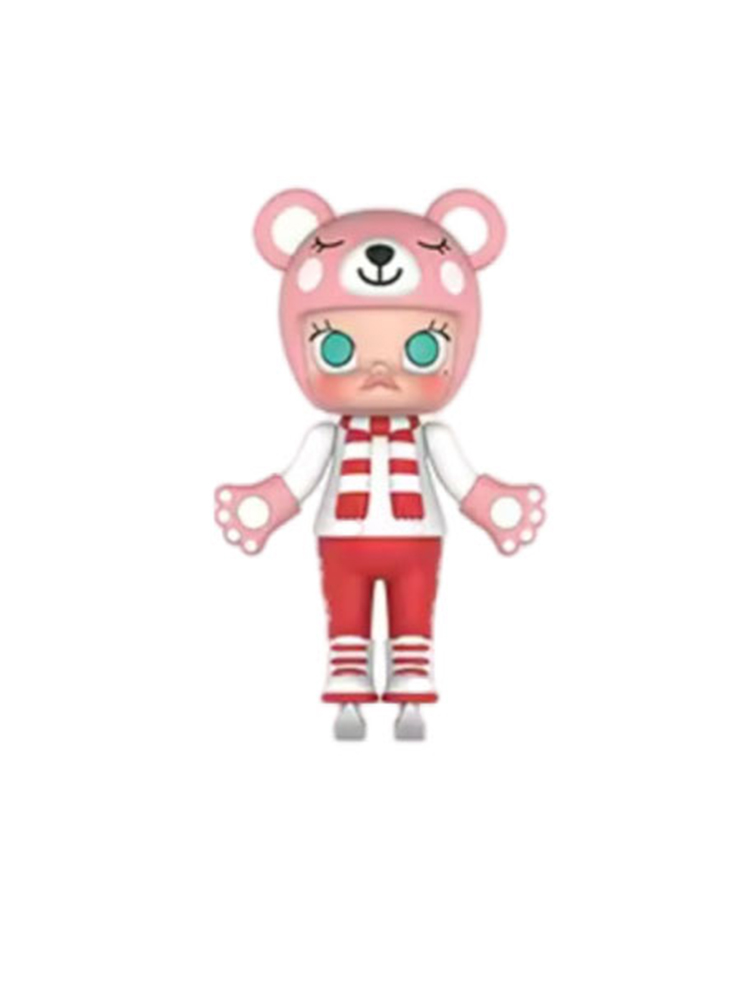 Ice skating Bear Red