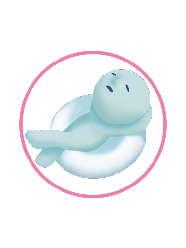 Little Smiski Floating