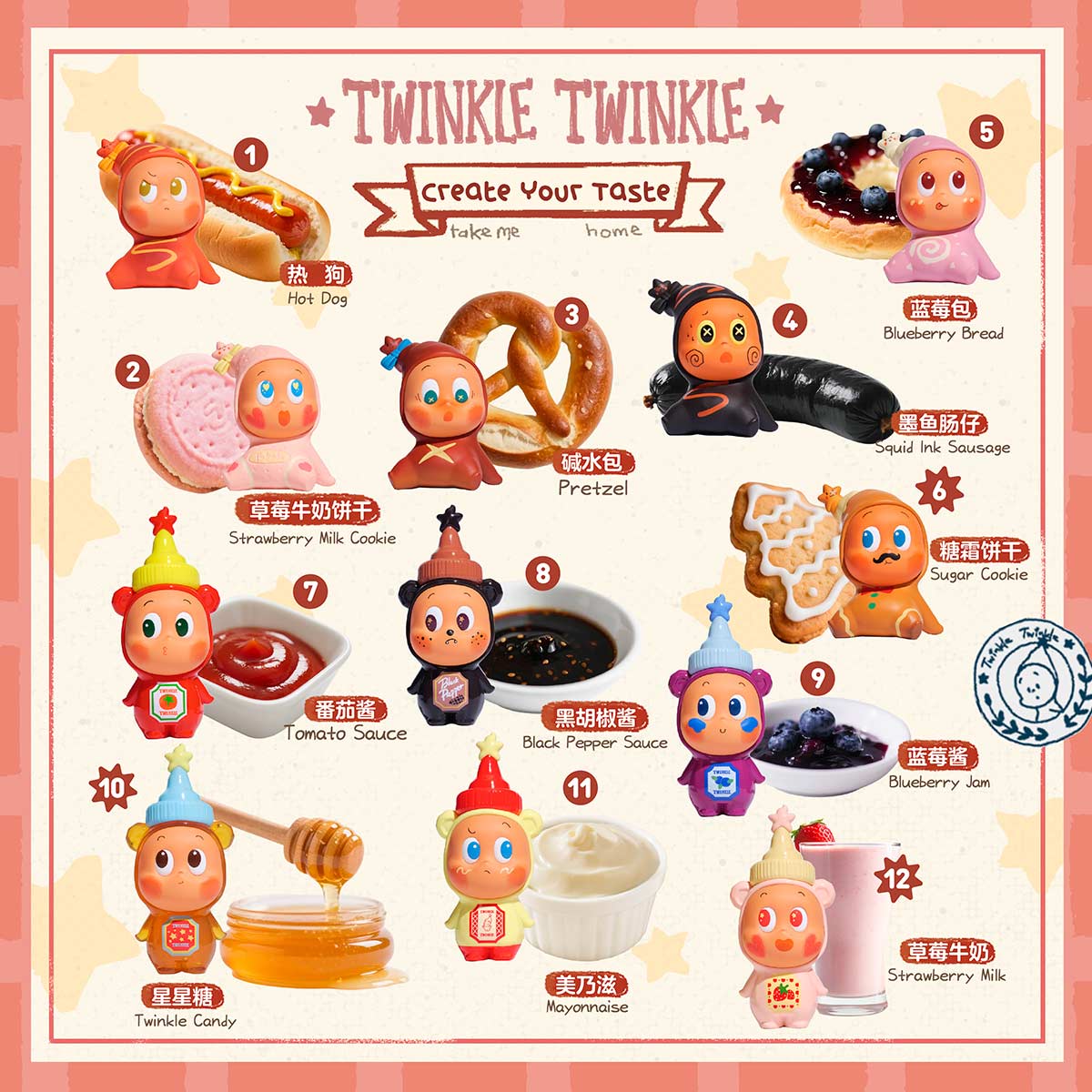 Twinkle Twinkle Create Your Taste Series Figures