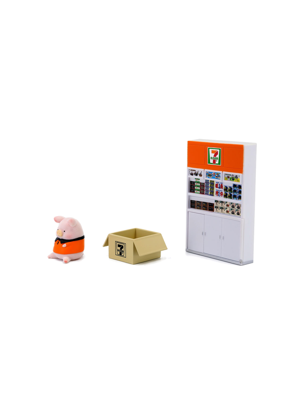 3C Mini Display Cabinet Set with Staff LuLu