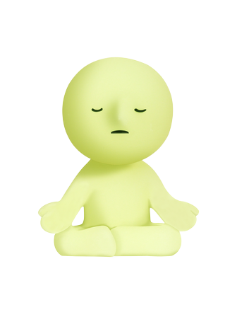 Smiski Lotus Pose