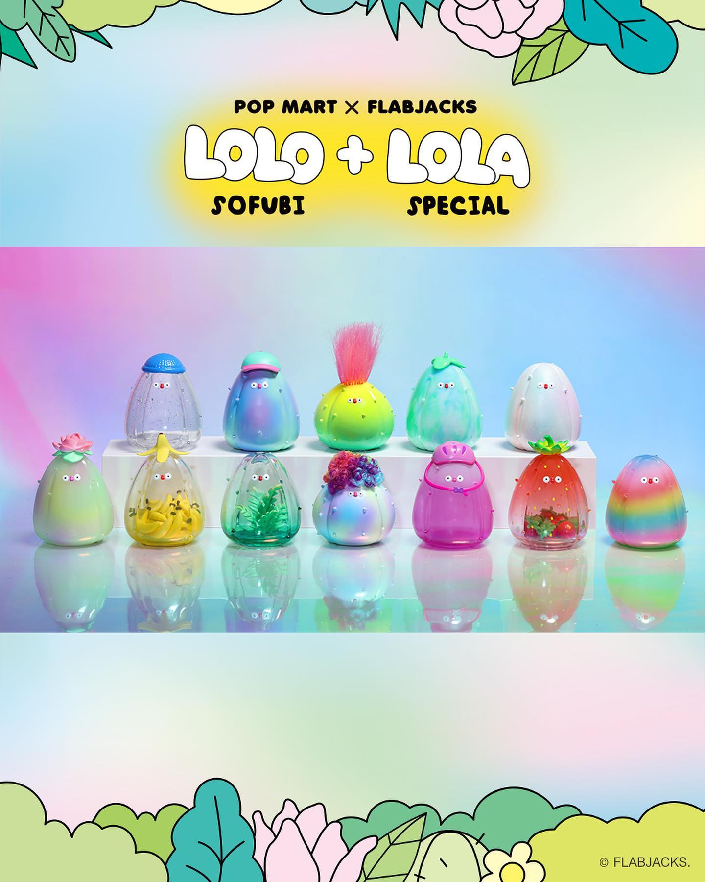Flabjacks Magical Natural Lolo & Lola Sofubi Special Series